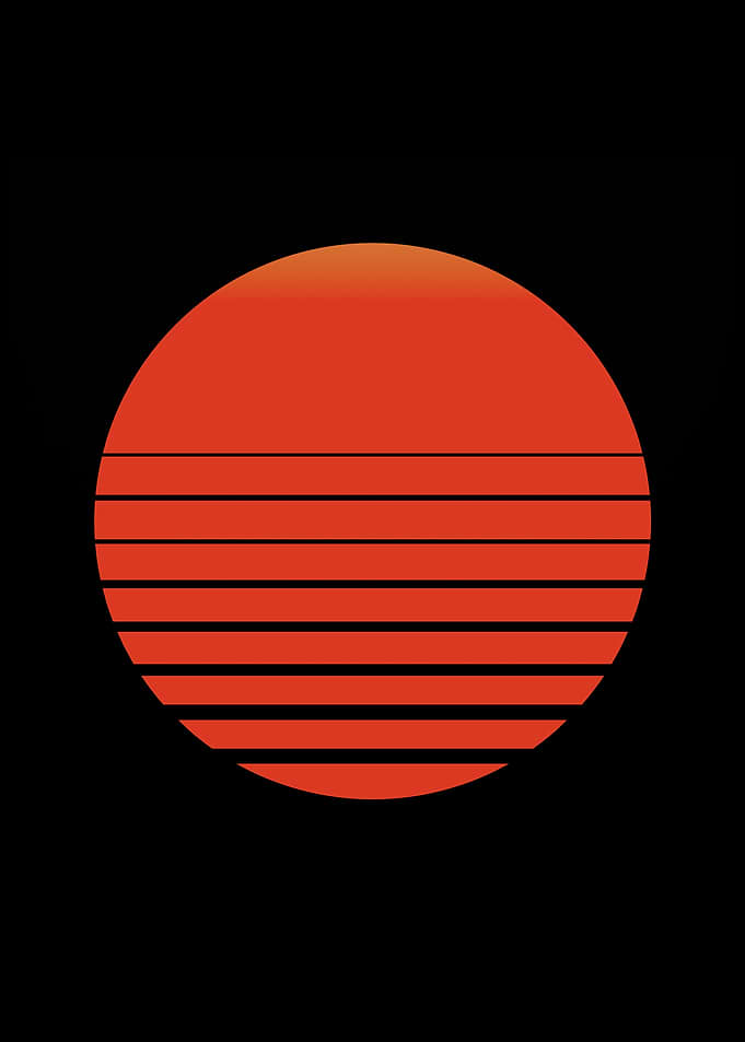 Vaporwave Sun