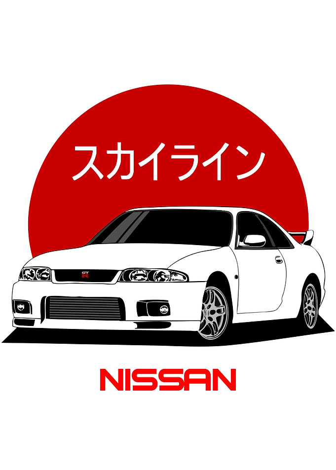 Nissan Skyline GT-R Illustration