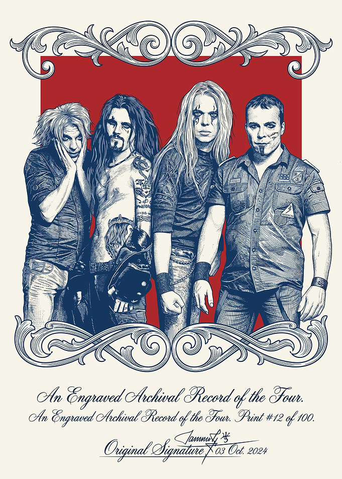 Engraved Archival Record of a Band