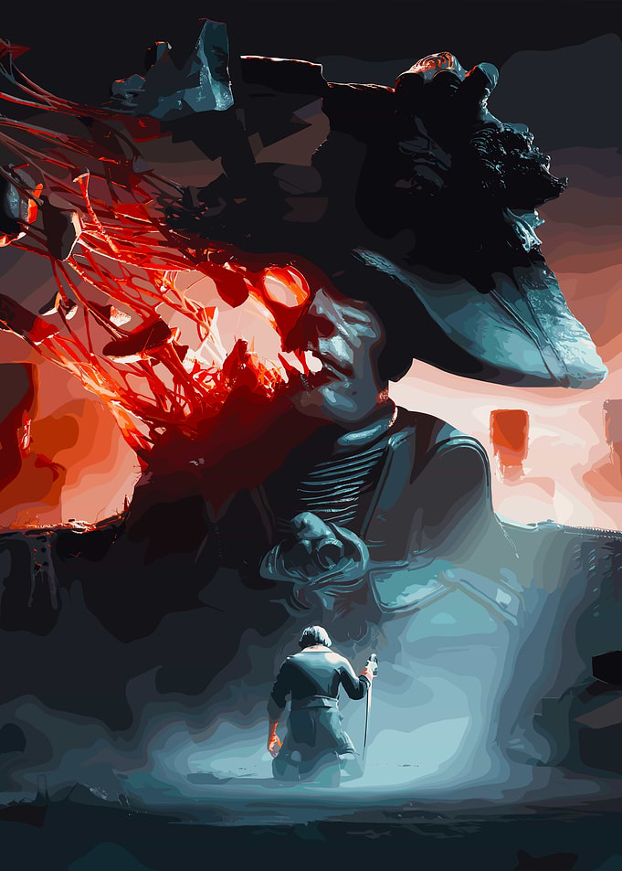 Epic Fantasy Battle Scene