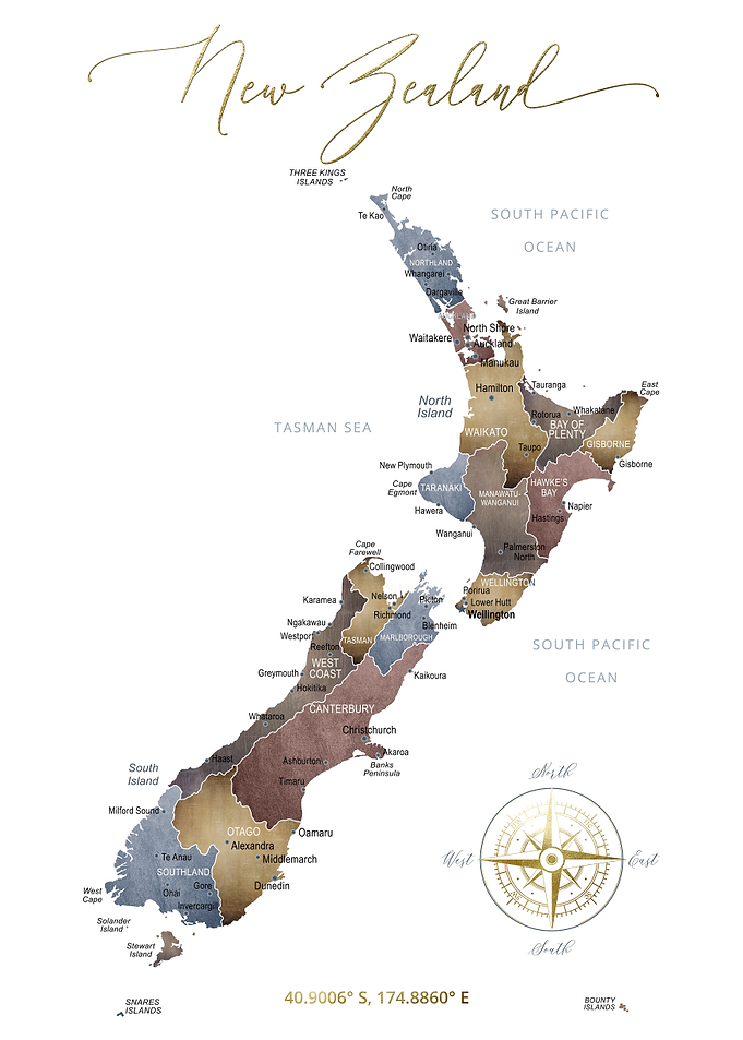 New Zealand Map