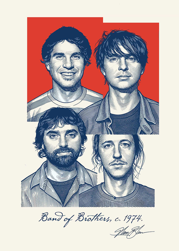 Band of Brothers c. 1974 Portrait