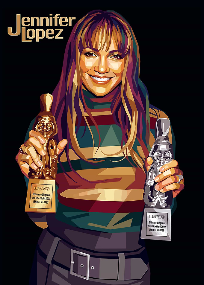 Jennifer Lopez with Awards