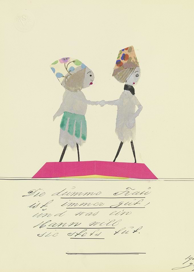 Two figures shaking hands