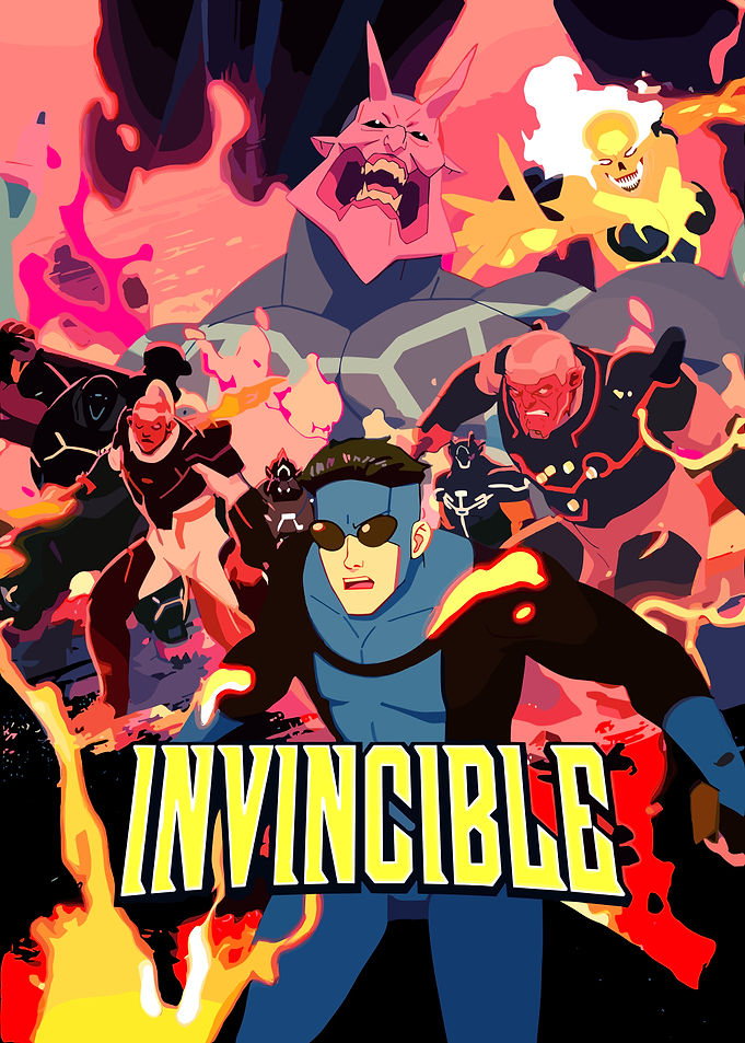 Invincible Comic Book Poster