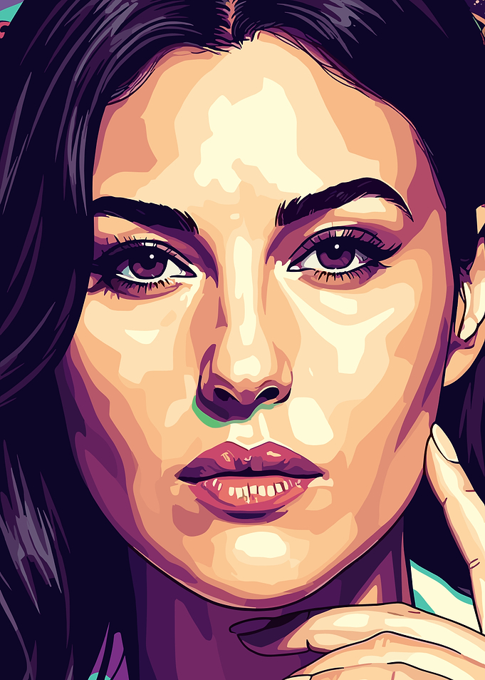 Pop Art Portrait of a Woman