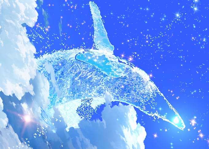 Water Whale in the Sky