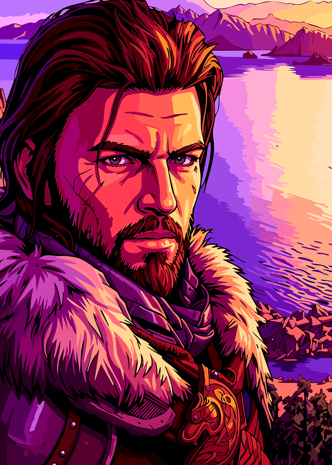 Viking Warrior Portrait