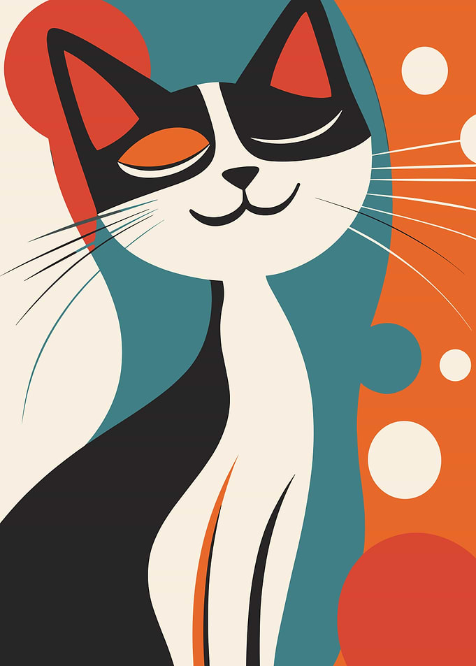 Stylized Cat Portrait