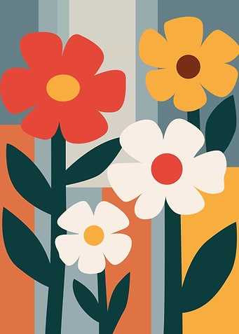 Abstract Floral Art