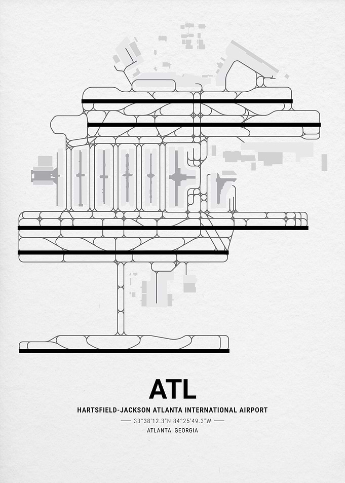 Hartsfield-Jackson Atlanta International Airport Map
