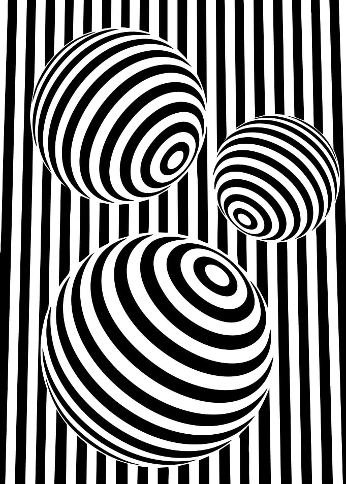 Optical Illusion Spheres