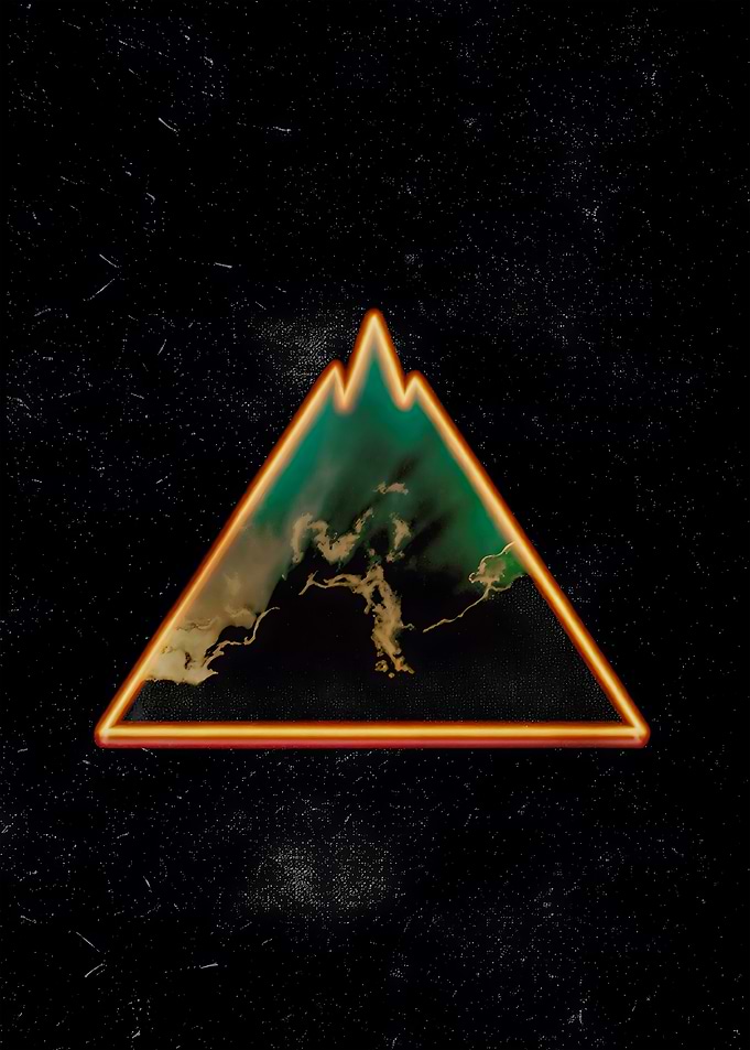 Gorillaz Neon Triangle