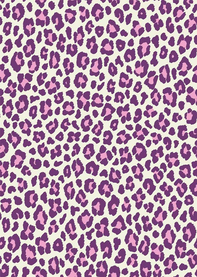 Purple and Pink Leopard Print Pattern