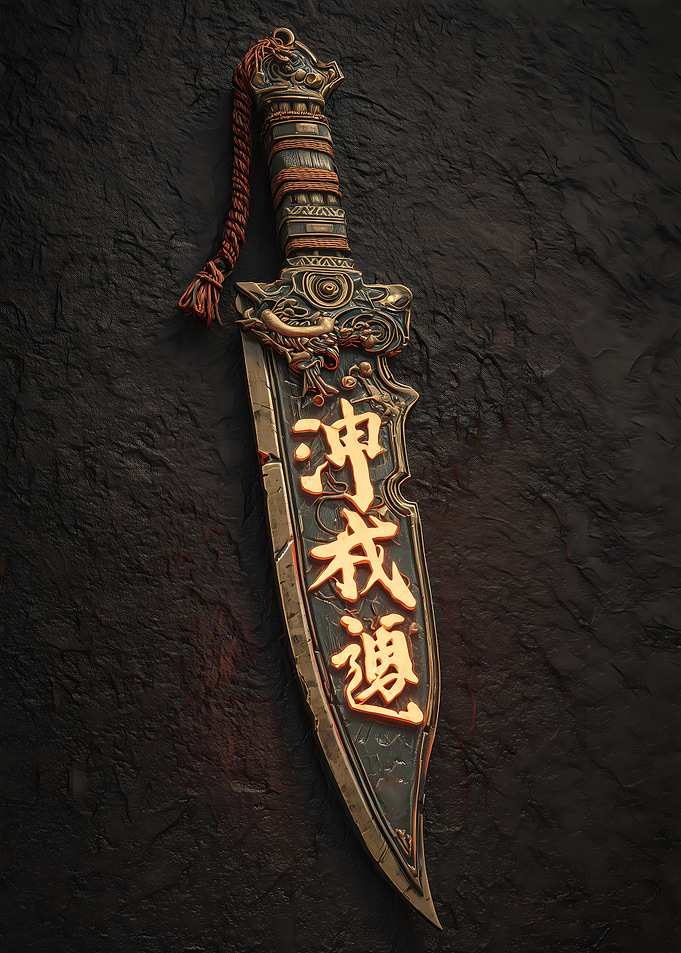 Glowing Chinese Sword