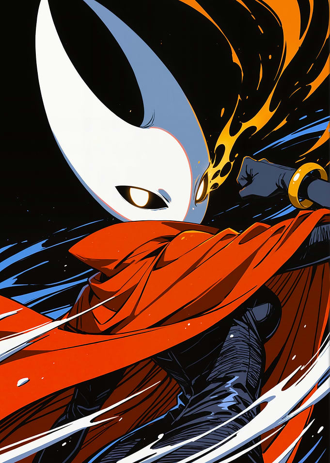 Hornet in action with fiery attack