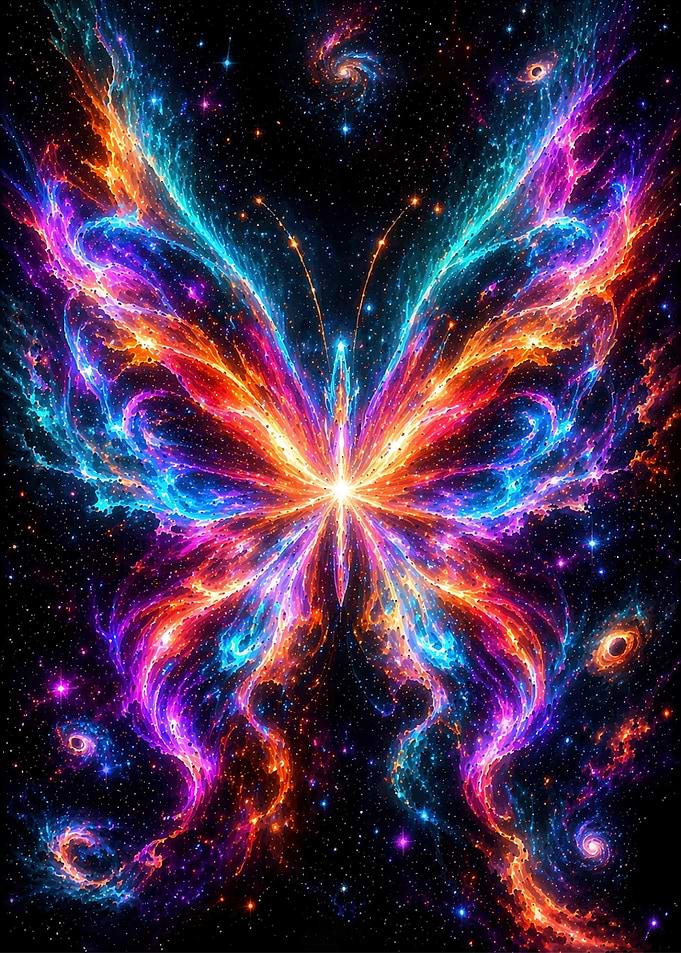 Cosmic Butterfly Nebula