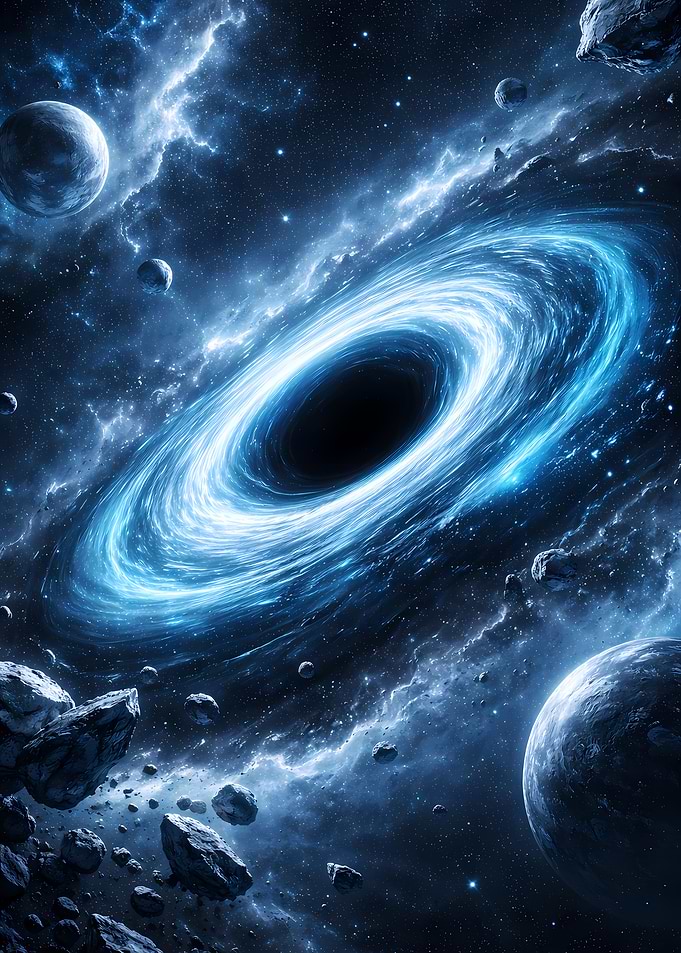 Black Hole in Deep Space