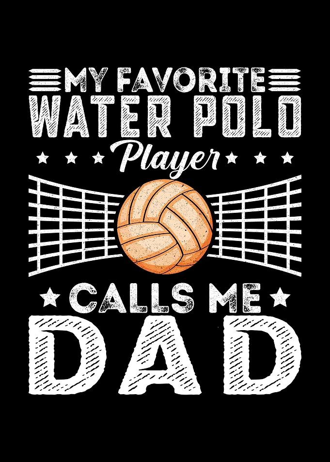 Water Polo Dad T-Shirt Design
