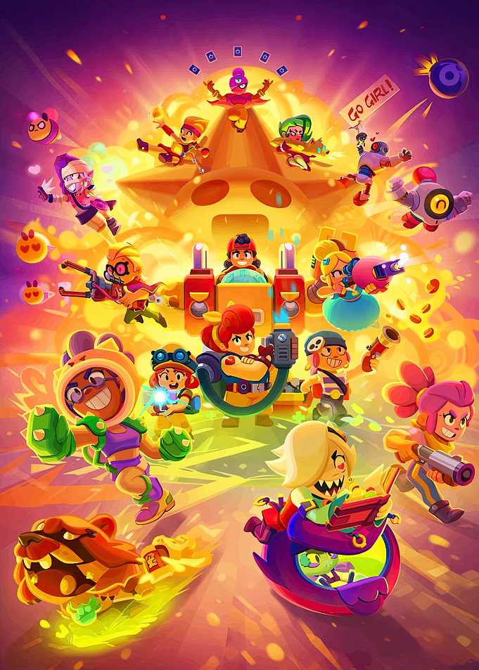 Brawl Stars Characters in Action