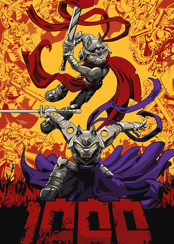 Samurai Cat Warriors