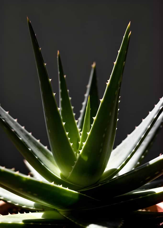 Aloe Vera Plant Close-up