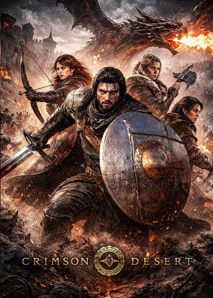 Crimson Desert Fantasy Warriors