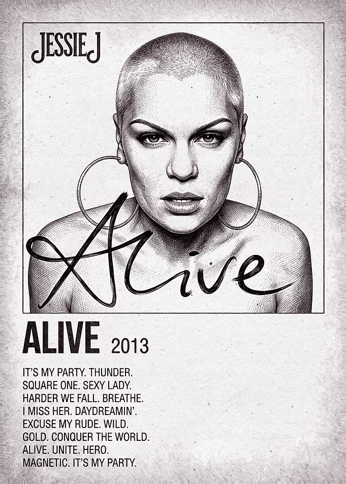 Jessie J 'Alive' Album Art