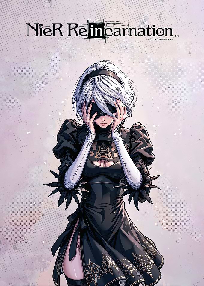 NieR Reincarnation 2B Artwork