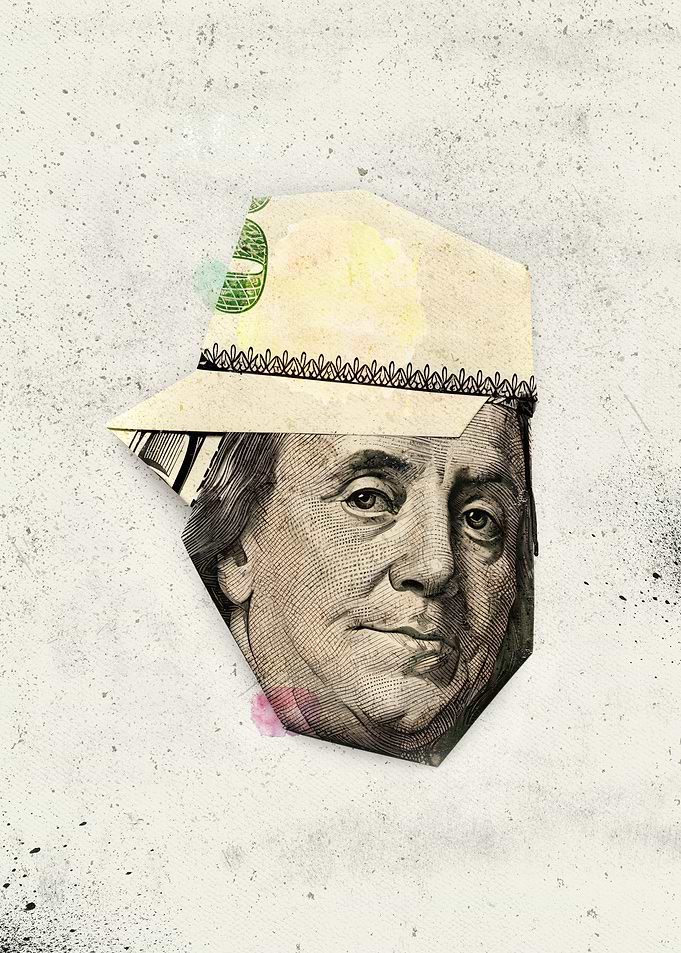 Benjamin Franklin Dollar Origami Hat