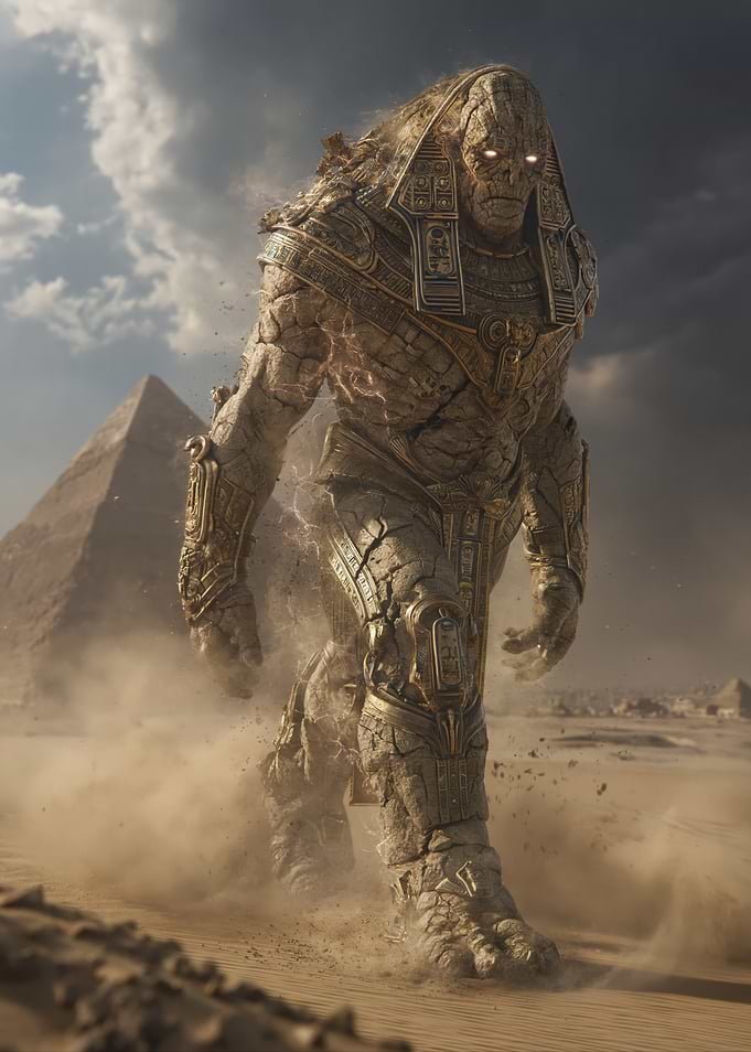 Giant Egyptian Stone Golem