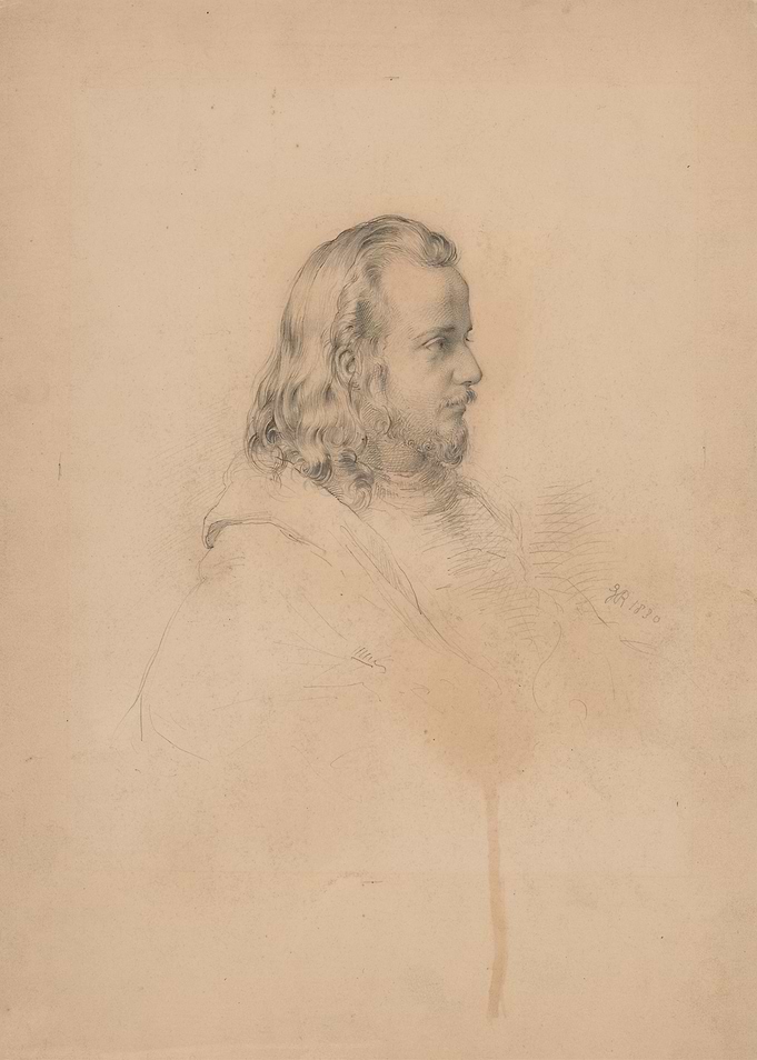 Pencil Sketch Portrait of a Man