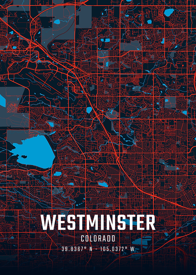 Westminster Colorado City Map