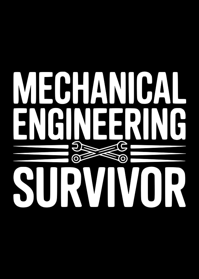 Mechanical Engineering Survivor Text Art