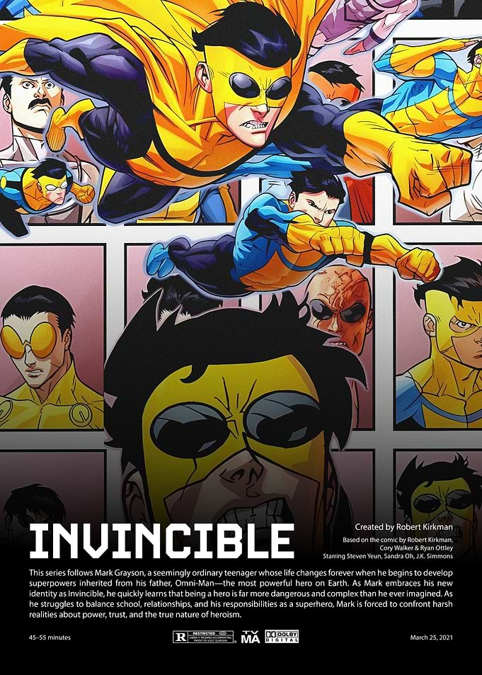 Invincible Comic Book Poster