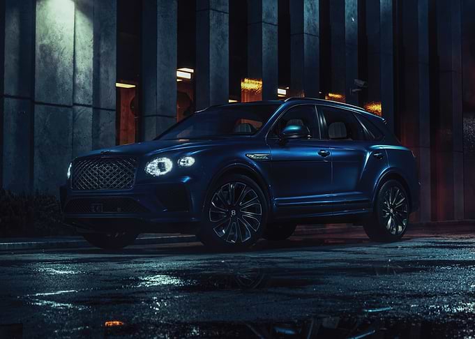 Bentley Bentayga at Night