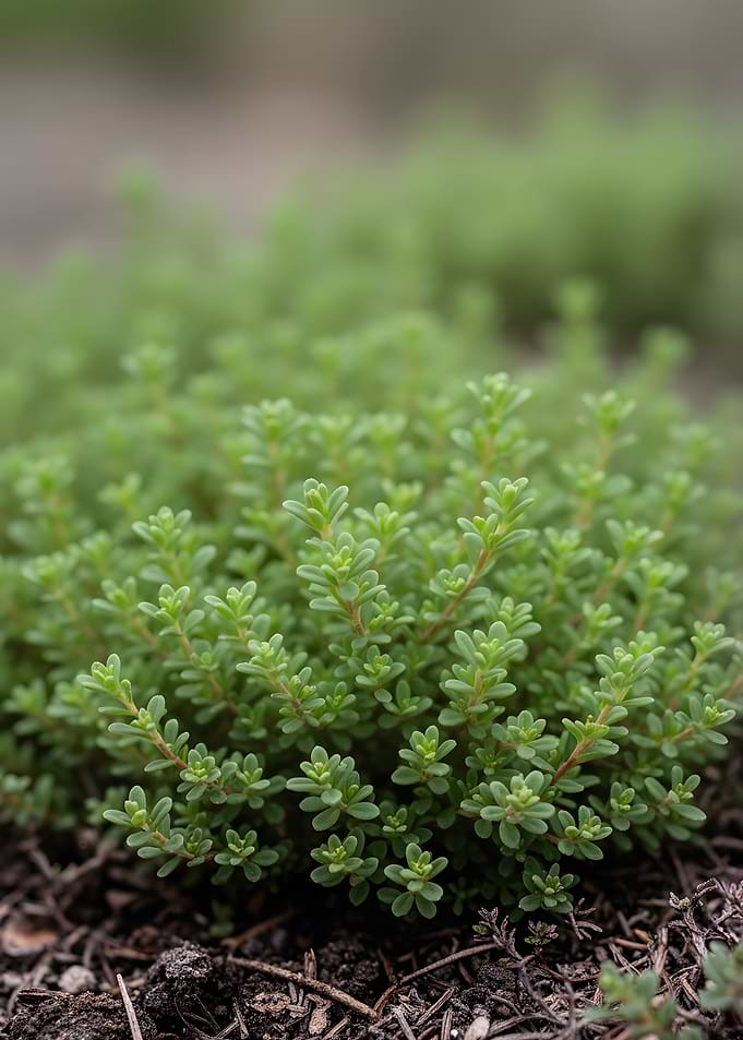 Close-up of a Thyme Plant