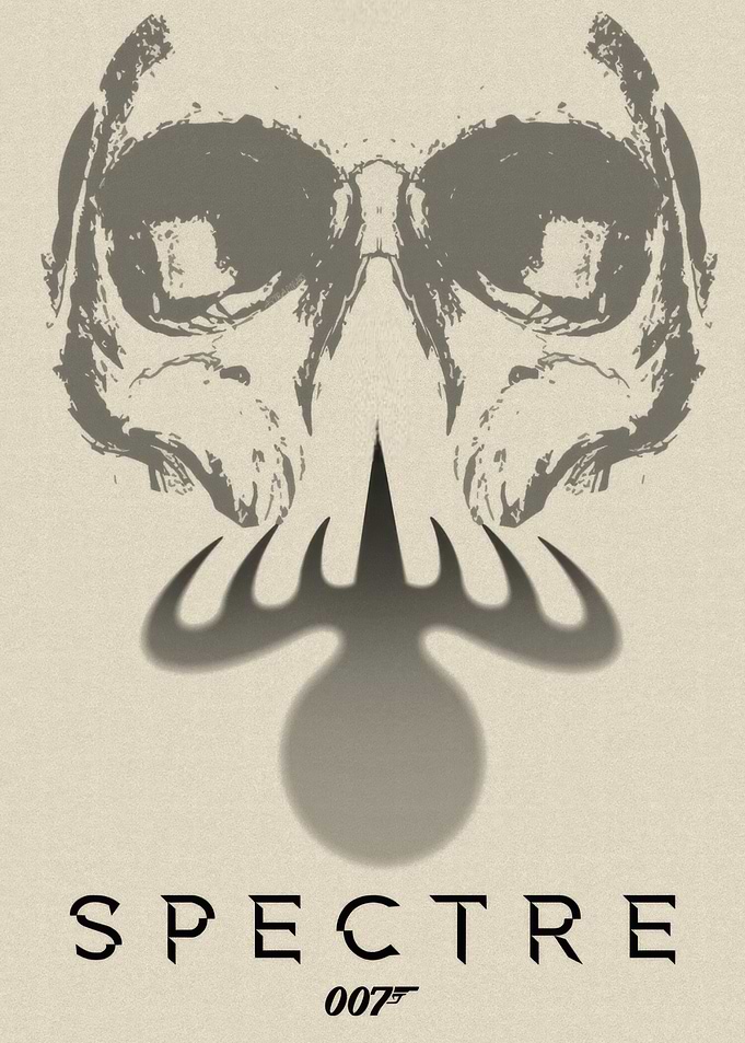 Spectre Movie Poster Skull Logo