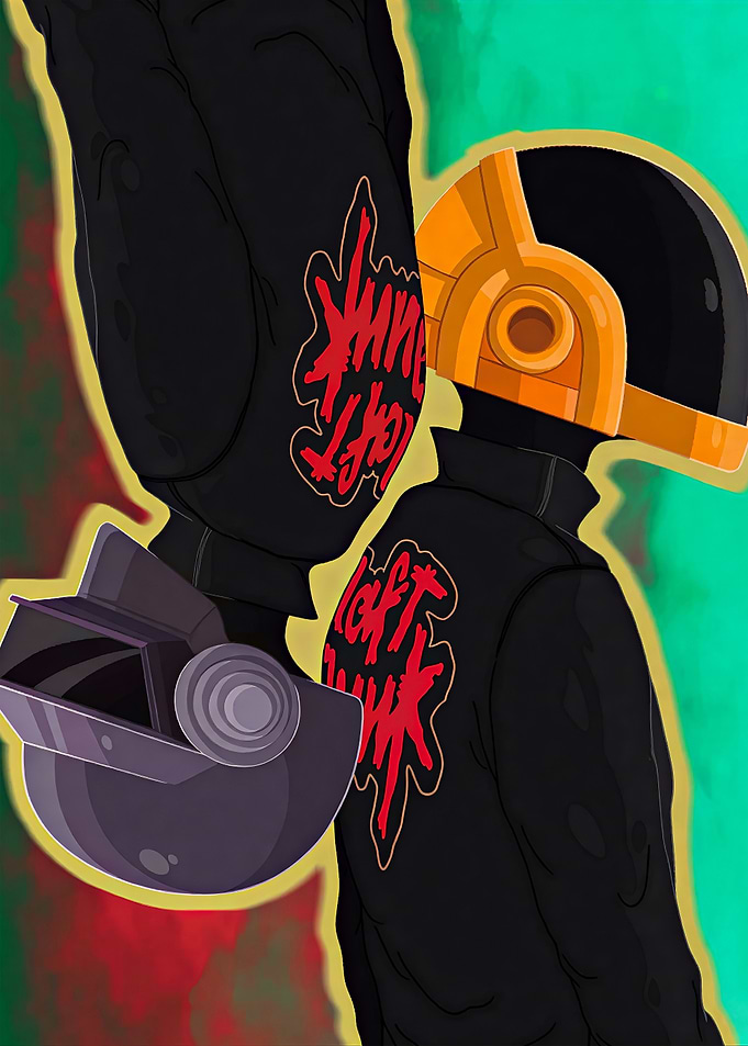 Daft Punk Inspired Artwork