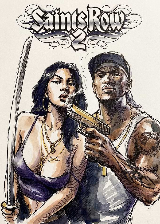 Saints Row 2 Cover Art