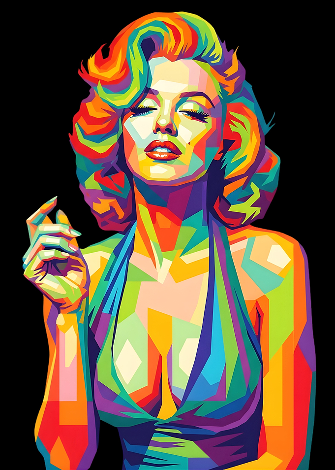 Marilyn Monroe Pop Art Portrait