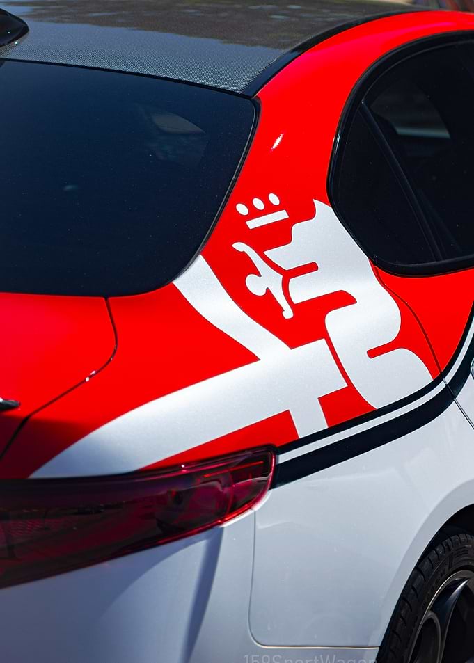 Alfa Romeo Car with Decal