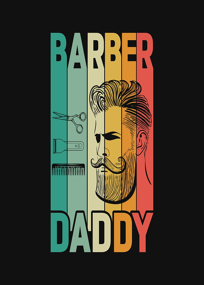 Barber Daddy Vintage Design