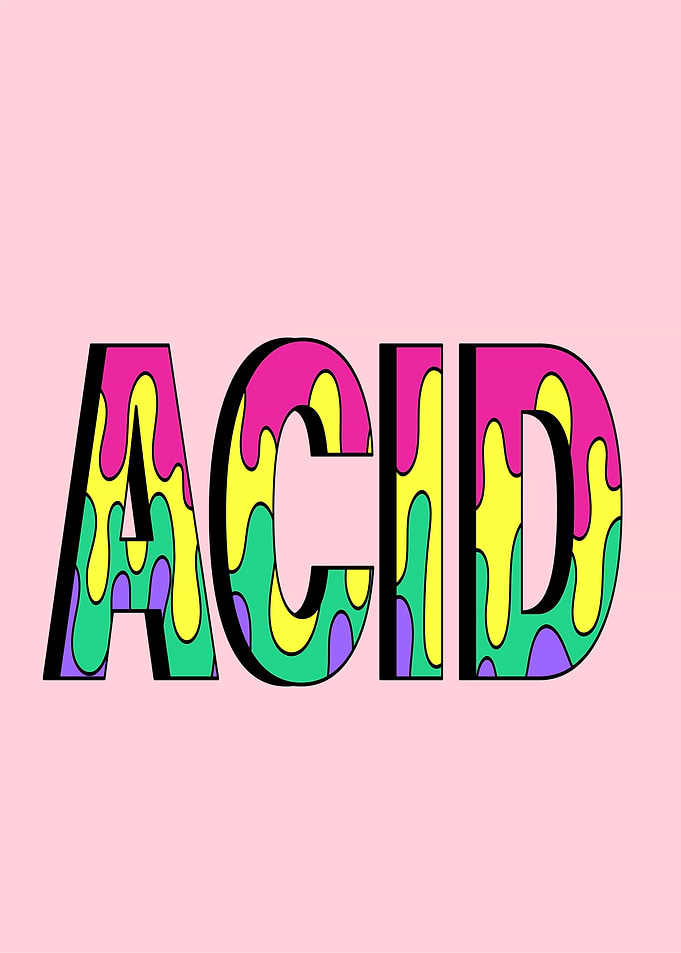 Acid Text Art
