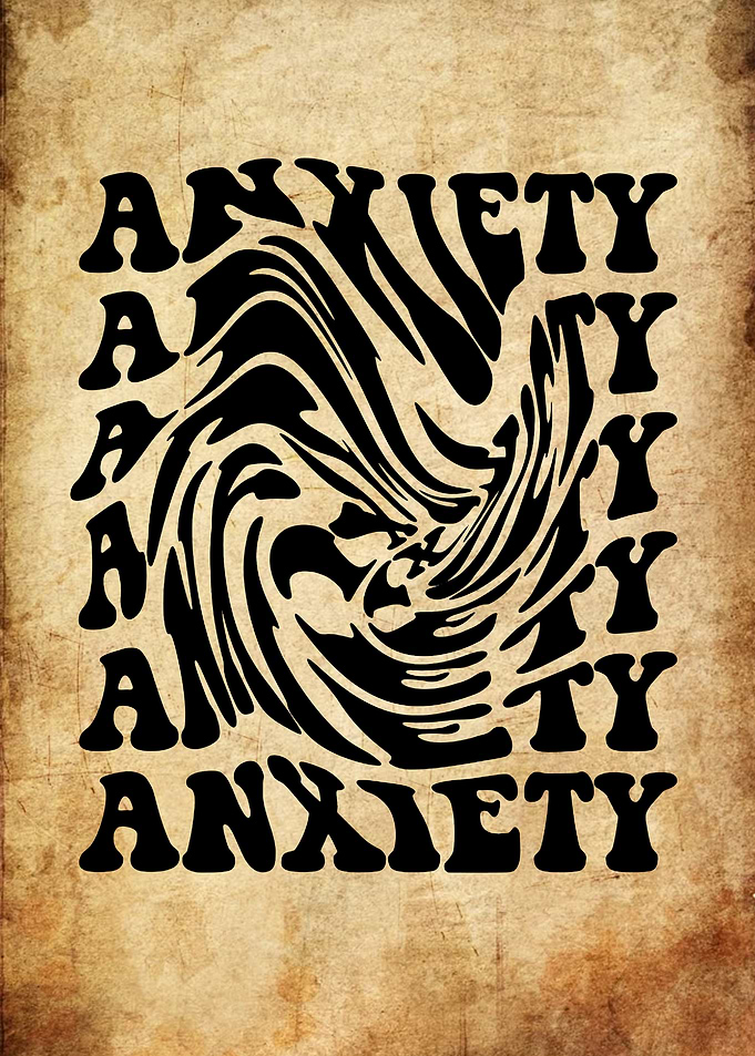 Anxiety Text Art