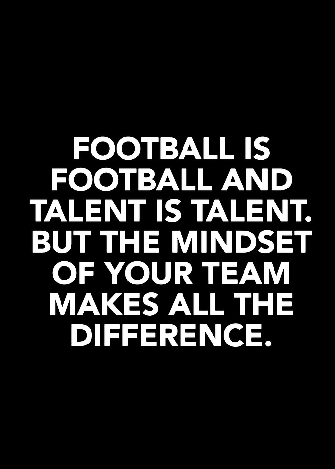 Football Mindset Makes the Difference