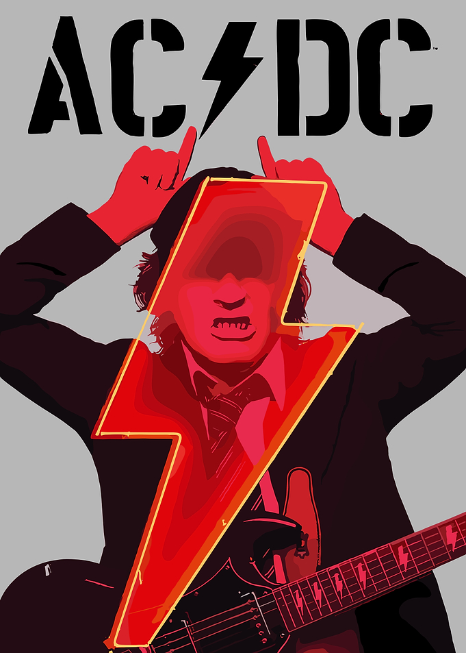AC/DC Lightning Bolt Rocker