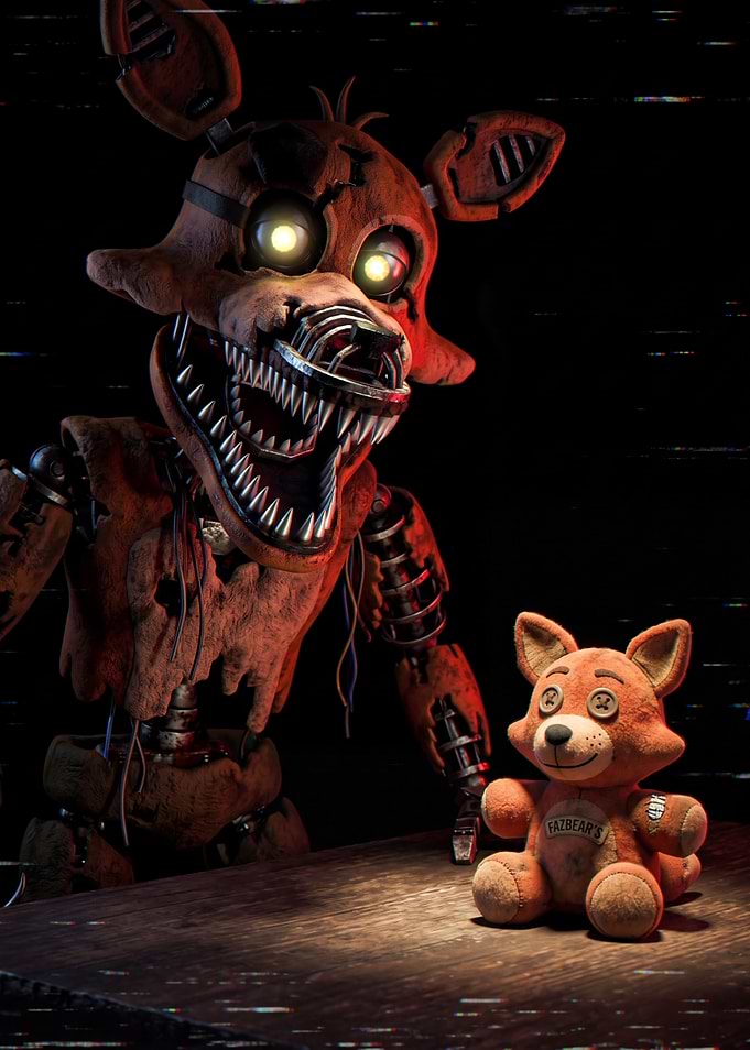 Nightmare Foxy and Plush Toy