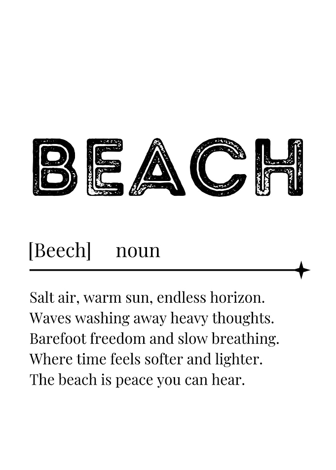 Beach Definition Art
