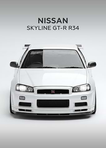 Nissan Skyline GT-R R34 Front View